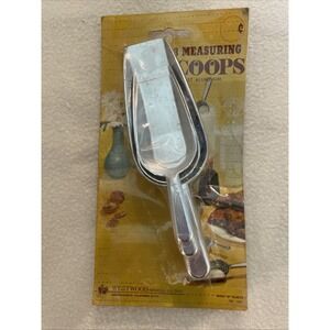 Vintage Westwood 3 Piece Scoop Set Kitchen Cooking Baking Candy New in Package